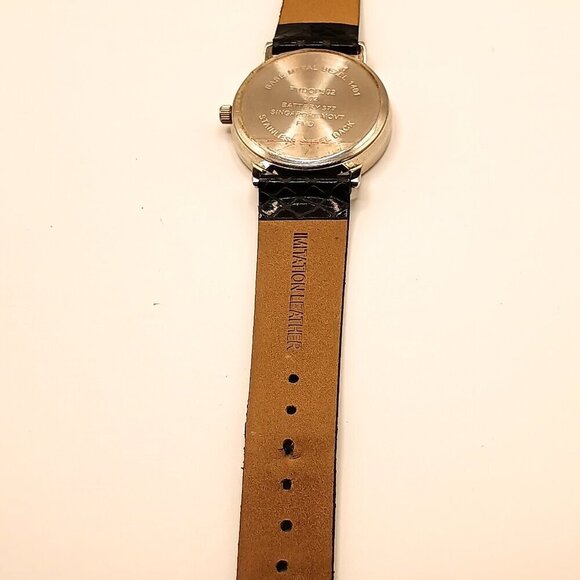 Wristwatch Analog Quartz Singapore Movement Faux Leather Band - Picture 4 of 7